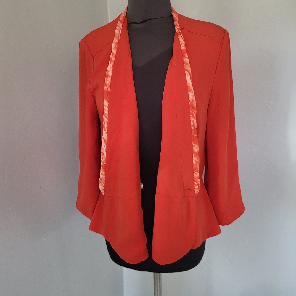 Orange Blazer Only Worn A Few Times Practically B… - image 4
